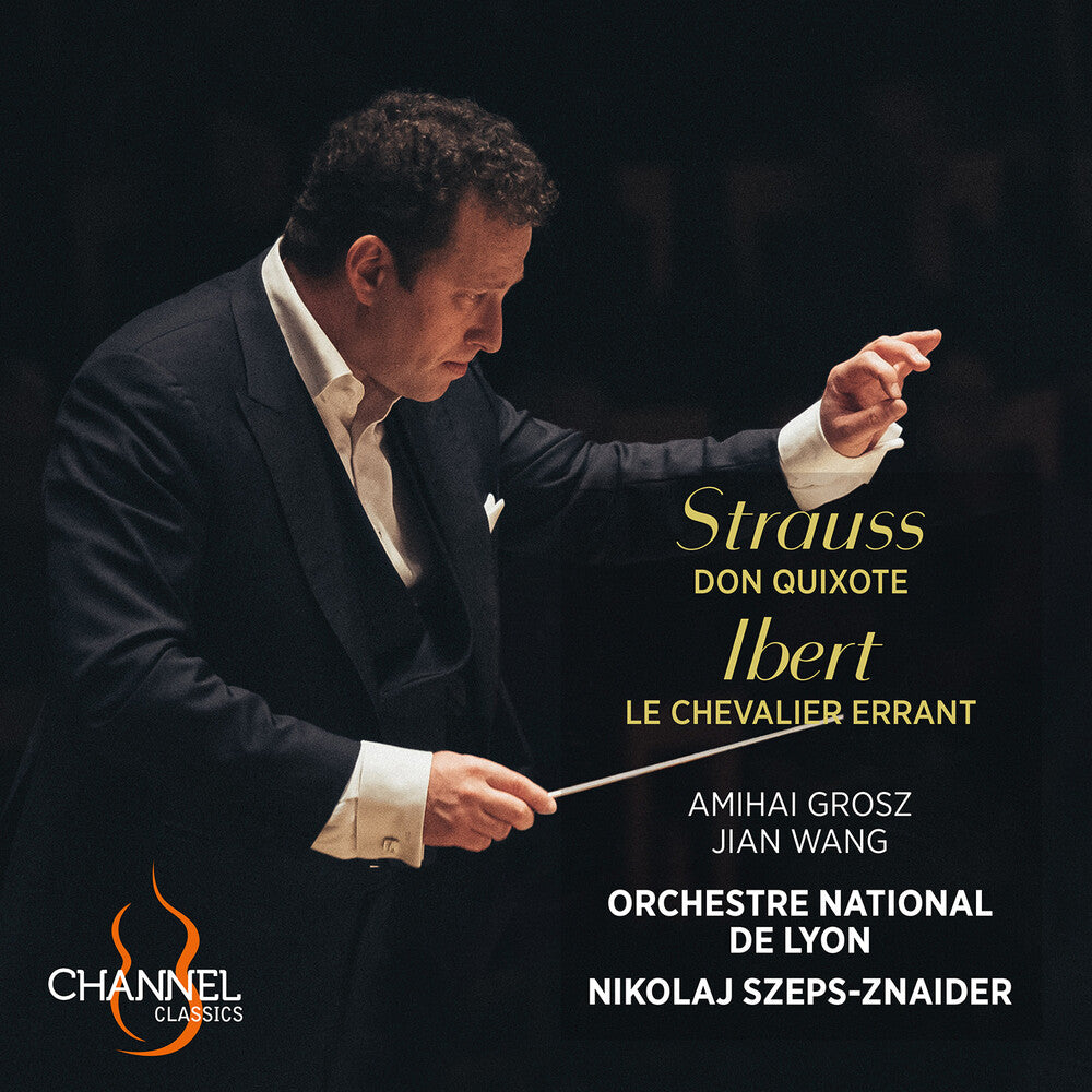 the album cover for Ibert / Strauss / Orchestre National De Lyon - Le Chevalier Errant