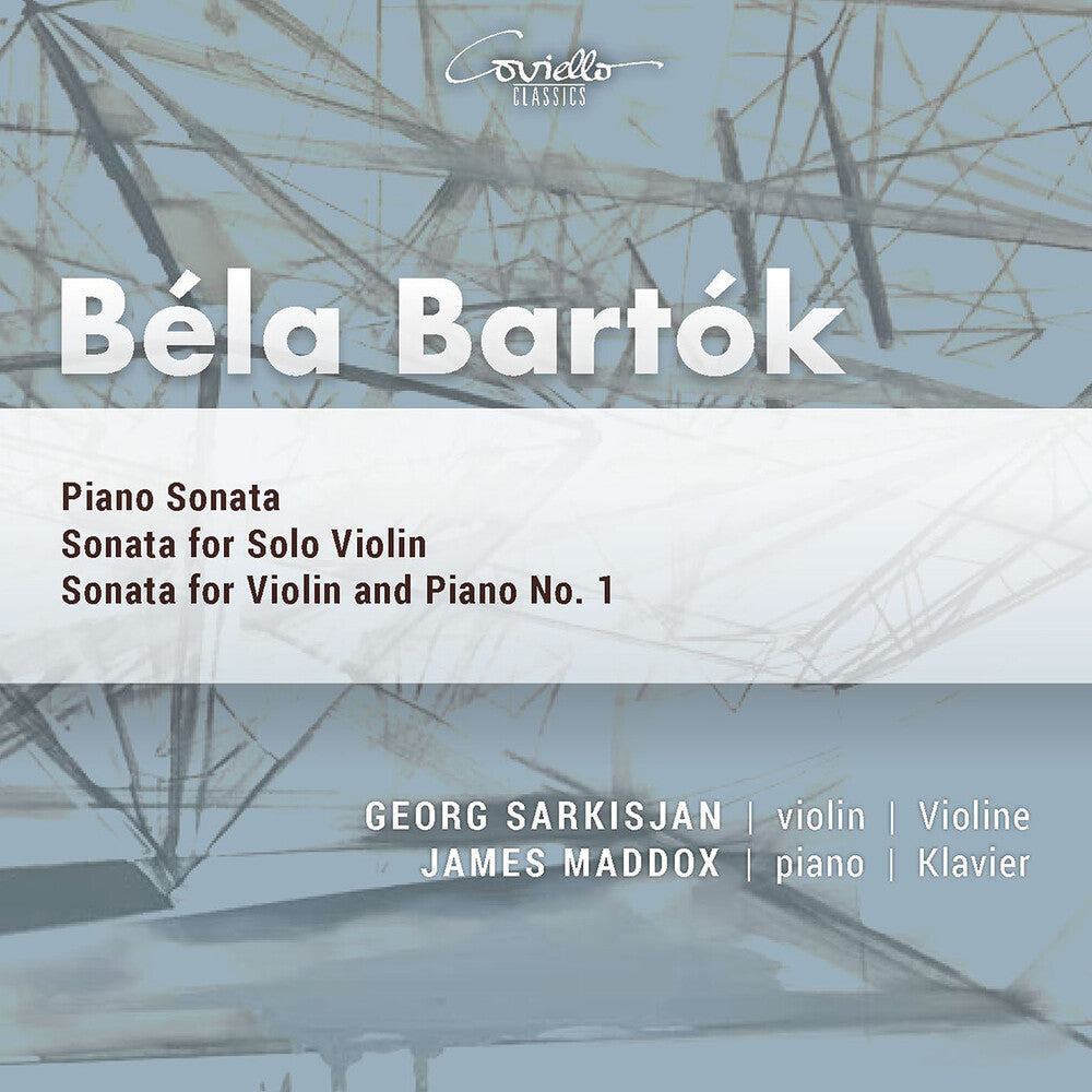 the album cover for Bartok / Sarkisjan / Maddox - Works For Piano & Violin