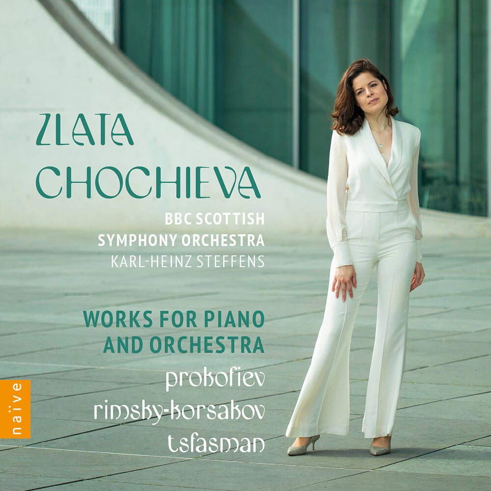 the album cover for Prokofiev / Tsfasman / Chochieva - Works For Piano & Orchestra