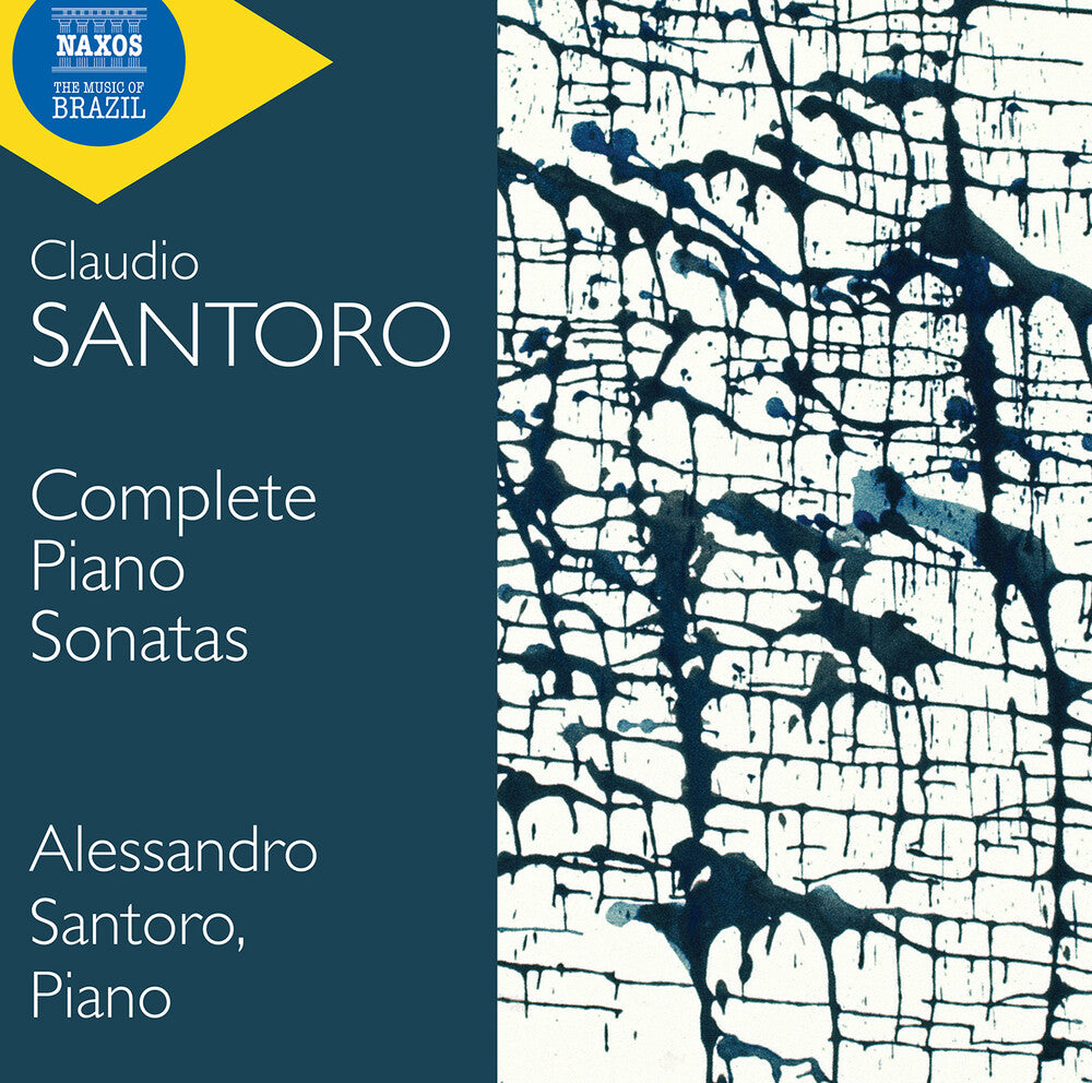 the album cover for Claudio Santoro  & Alessandro - Complete Piano Sonatas