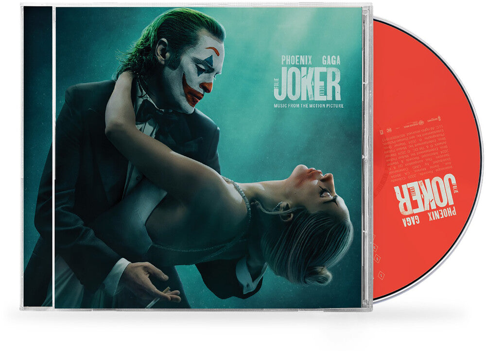 the album cover for Lady Gaga, Joaquin Phoenix, Cast of Joker: Folie a Deux - Joker: Folie a Deux (Music From The Motion Picture) [CD]