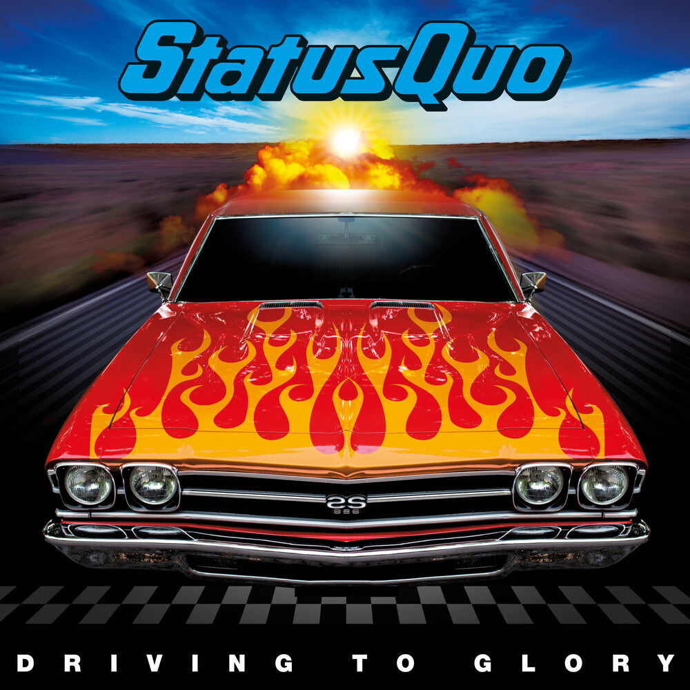 the album cover for Status Quo - Driving To Glory (Pict) (Uk)