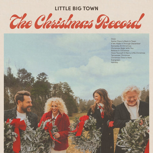 the album cover for Little Big Town - The Christmas Record