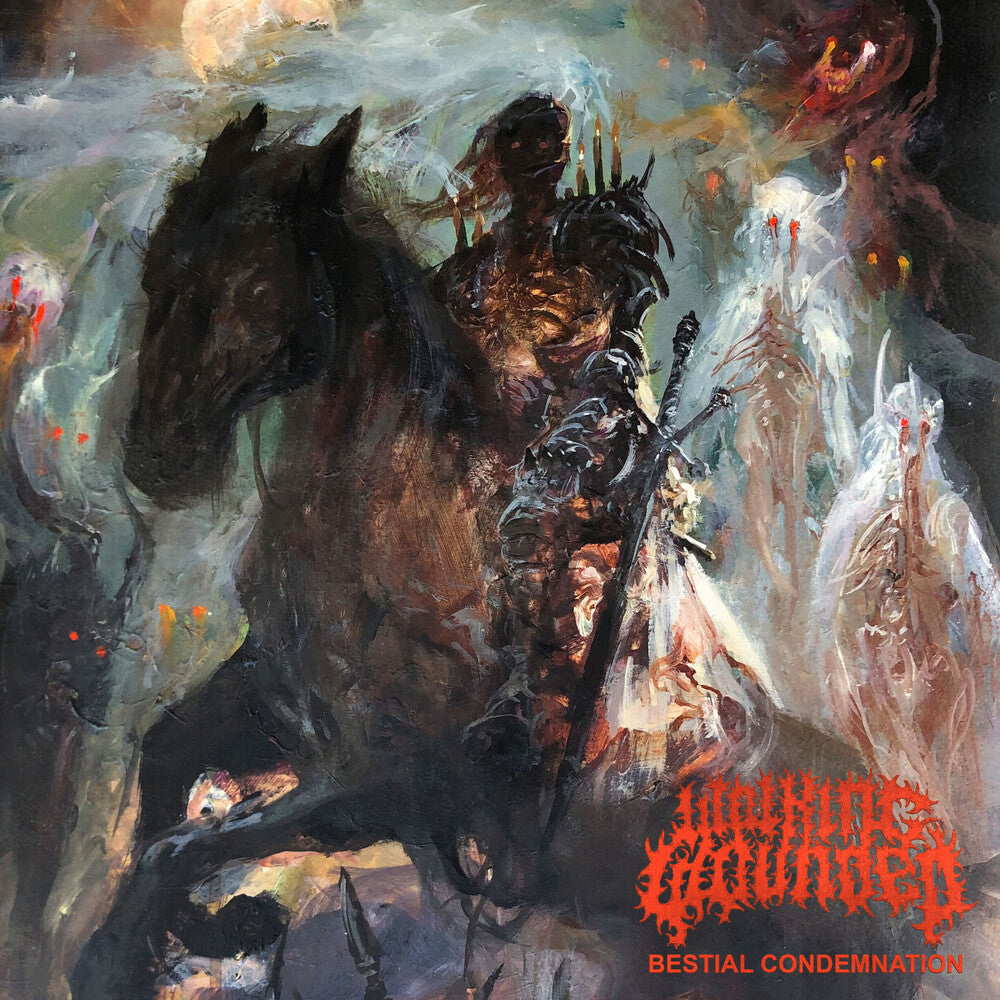the album cover for Walking Wounded - Bestial Condemnation [Custom Marble LP]