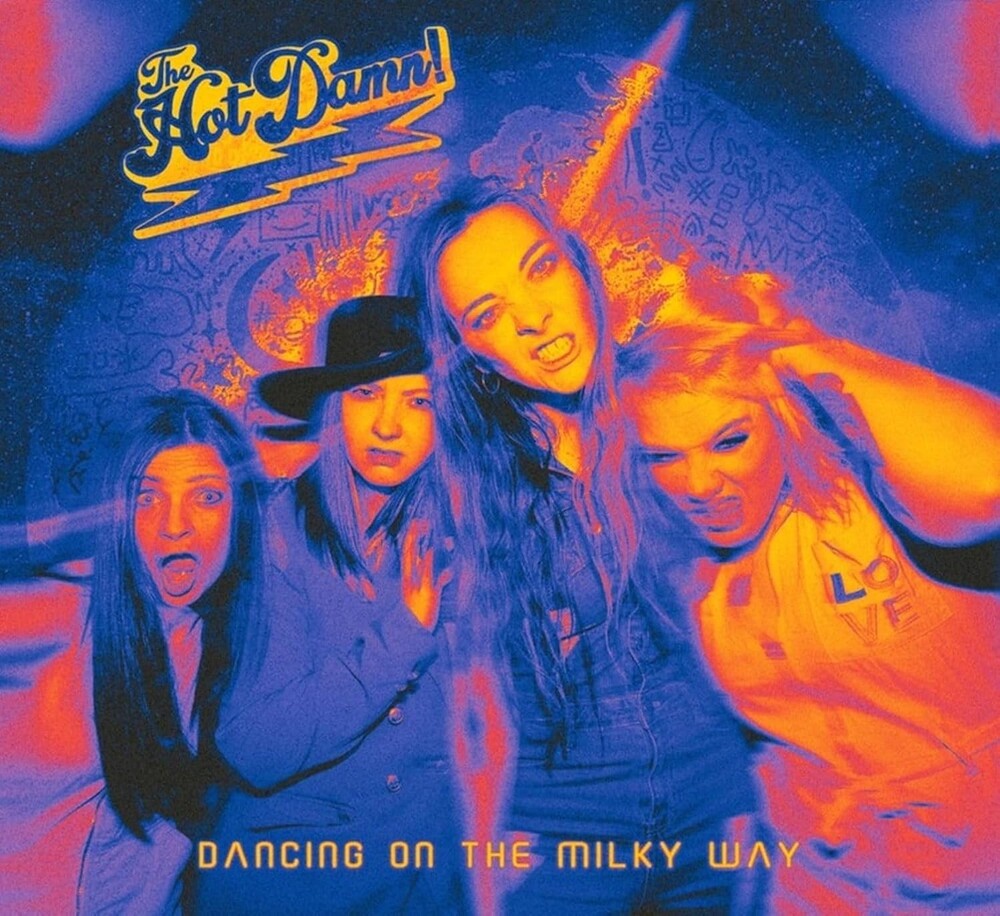 the album cover for Hot Damn - Dancing On The Milky Way [Colored Vinyl] (Ylw) (Uk)