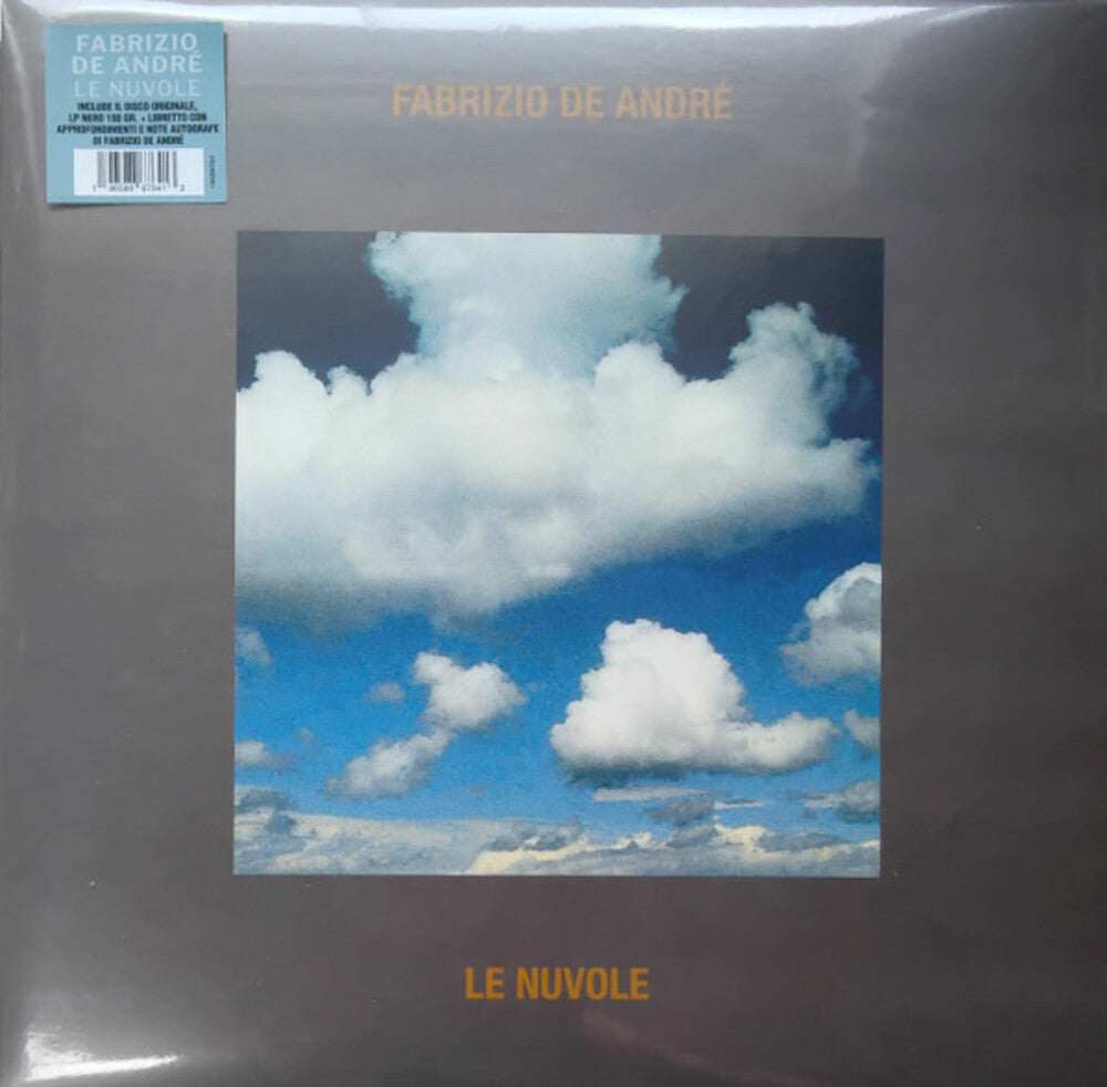 the album cover for De Fabrizio Andre - Le Nuvole (Blk) [180 Gram] (Ita)