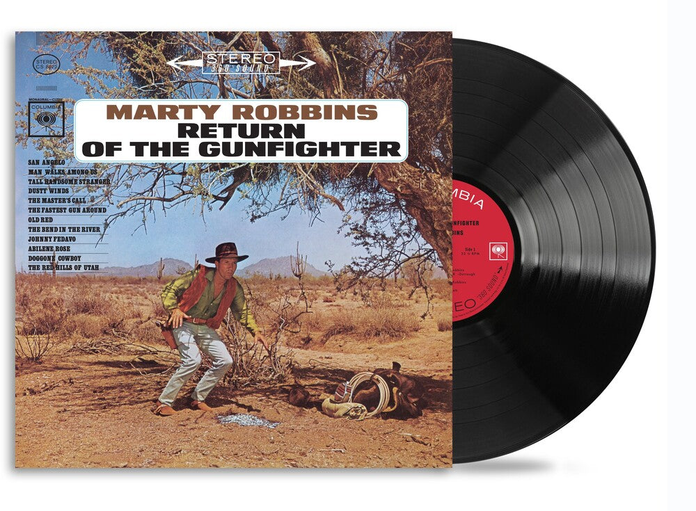 the album cover for Marty Robbins - Return Of The Gunfighter