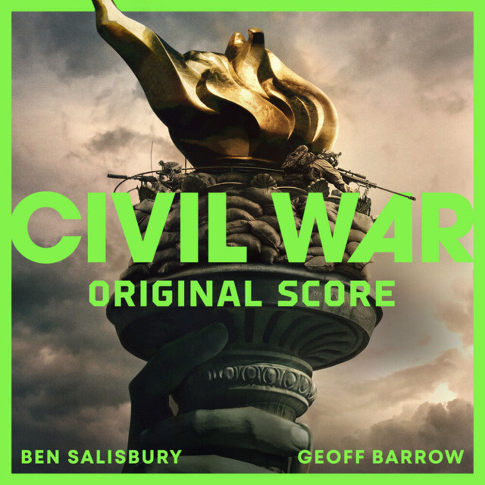 the album cover for Ben Salisbury  / Barrow,Geoff (Colv) (Grn) - Civil War - O.S.T. [Colored Vinyl] (Grn)