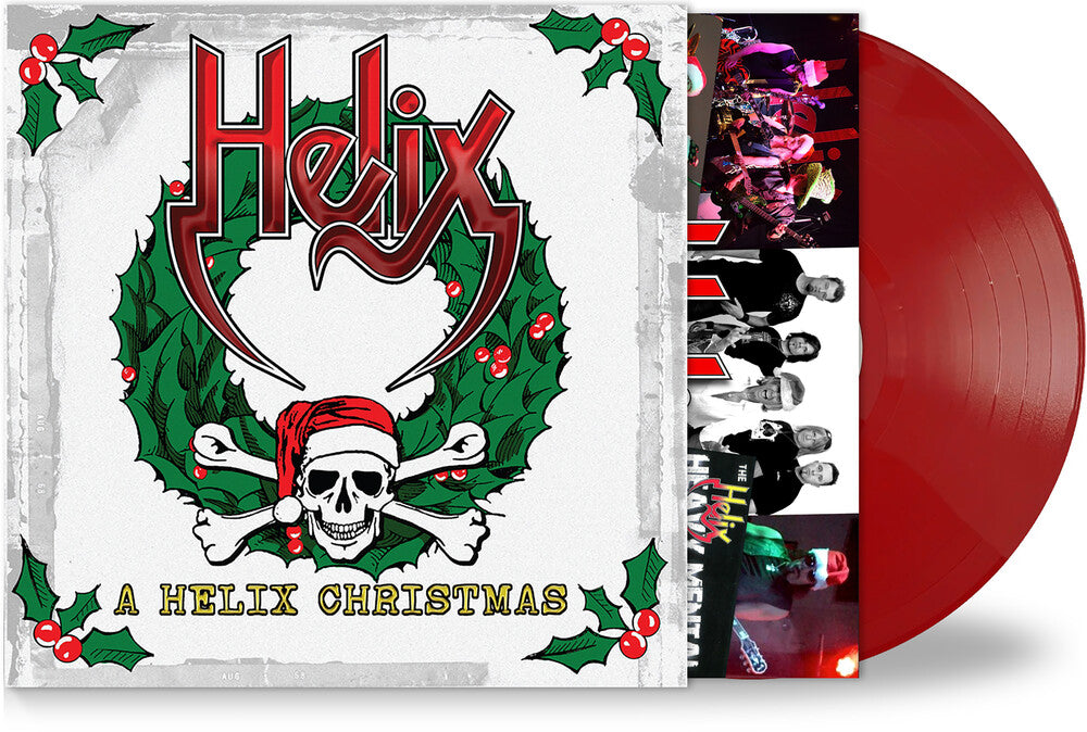 the album cover for Helix - Helix Christmas [Colored Vinyl] [Limited Edition] (Red)