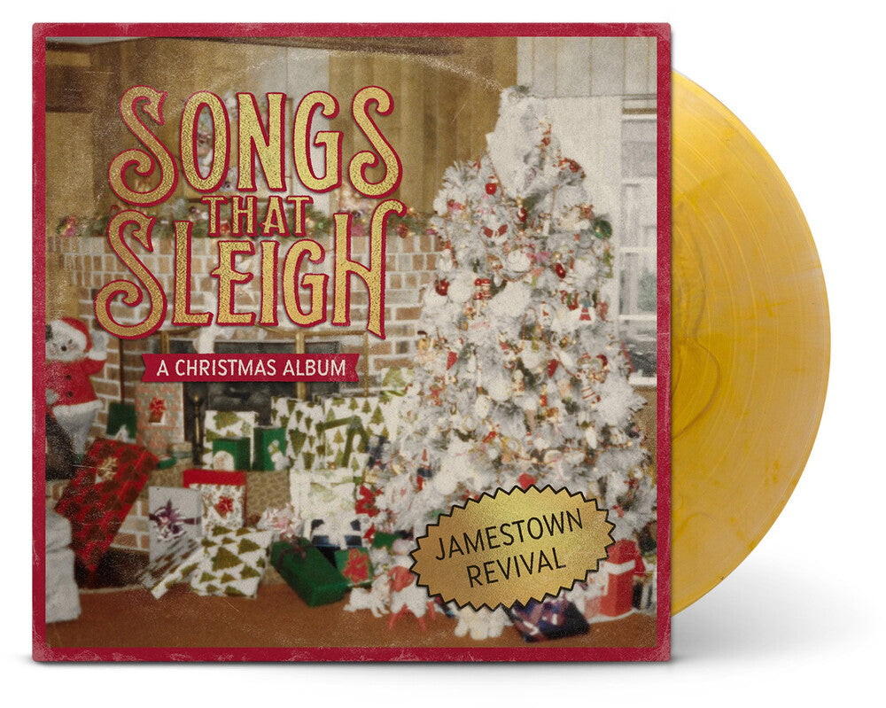 the album cover for Jamestown Revival - Songs That Sleigh [Metallic Gold LP]