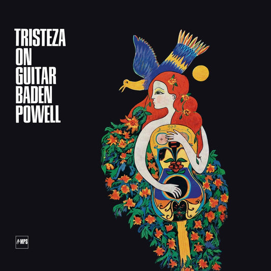 the album cover for Baden Powell - Tristeza On Guitar [Colored Vinyl] (Red)
