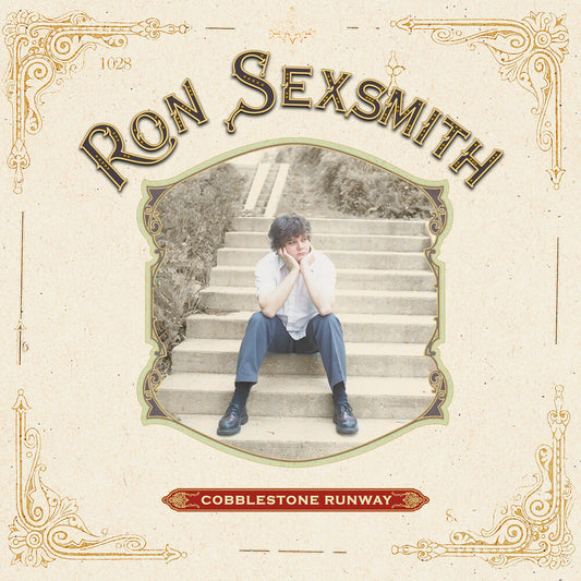 the album cover for Ron Sexsmith - Cobblestone Runway [Limited Edition Edition Yellow Colored Vinyl]