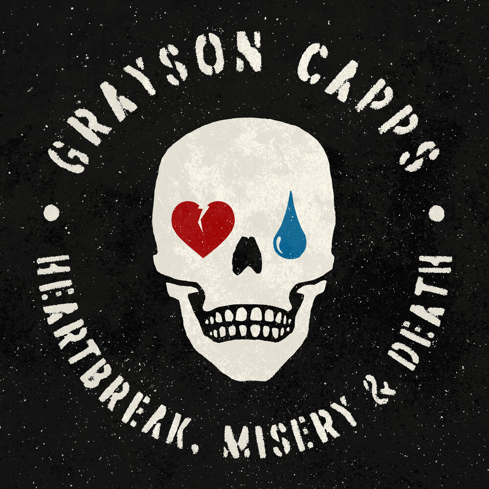 the album cover for Grayson Capps - Heartbreak, Misery &amp; Death [Compact disc]