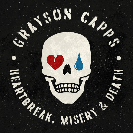 the album cover for Grayson Capps - Heartbreak, Misery &amp; Death [LP]