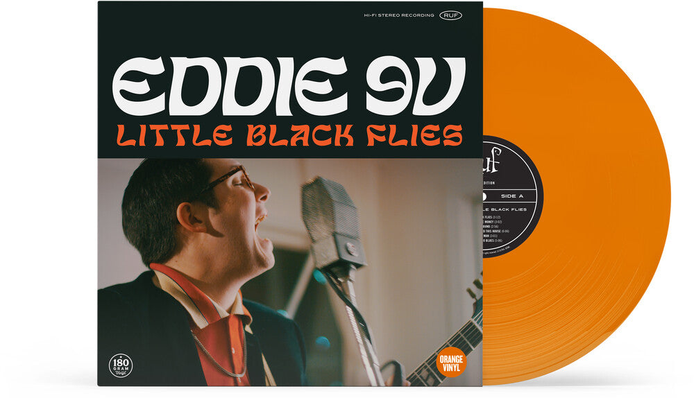 the album cover for Eddie 9V - Black Flies [180 Gram] (Pech)