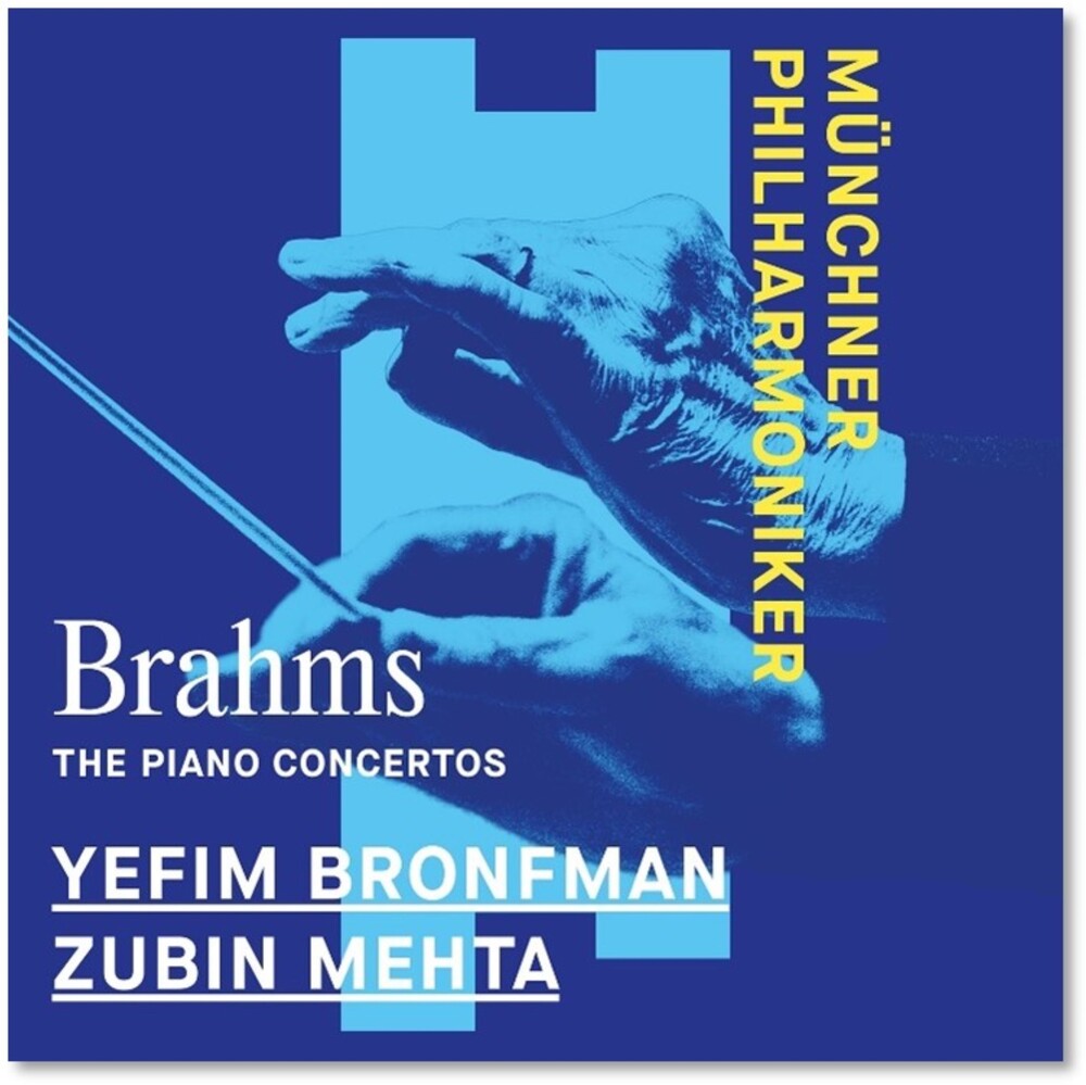 the album cover for Bronfman, Yefim - Brahms: Piano Concertos Nos. 1 & 2