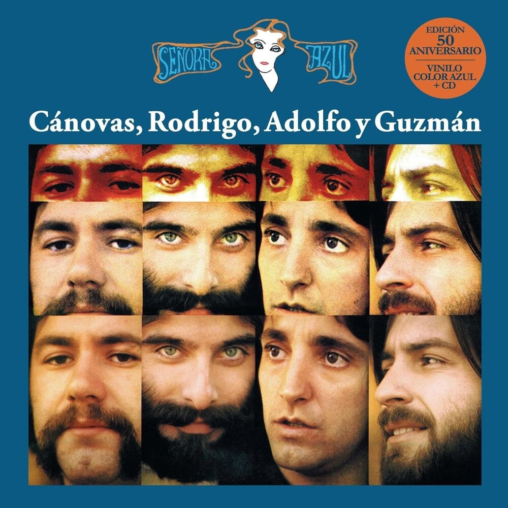 the album cover for Canovas Rodrigo Adolfo Y Guzma ( Crag ) - Senora Azul Lp (W/Cd) (Spa)