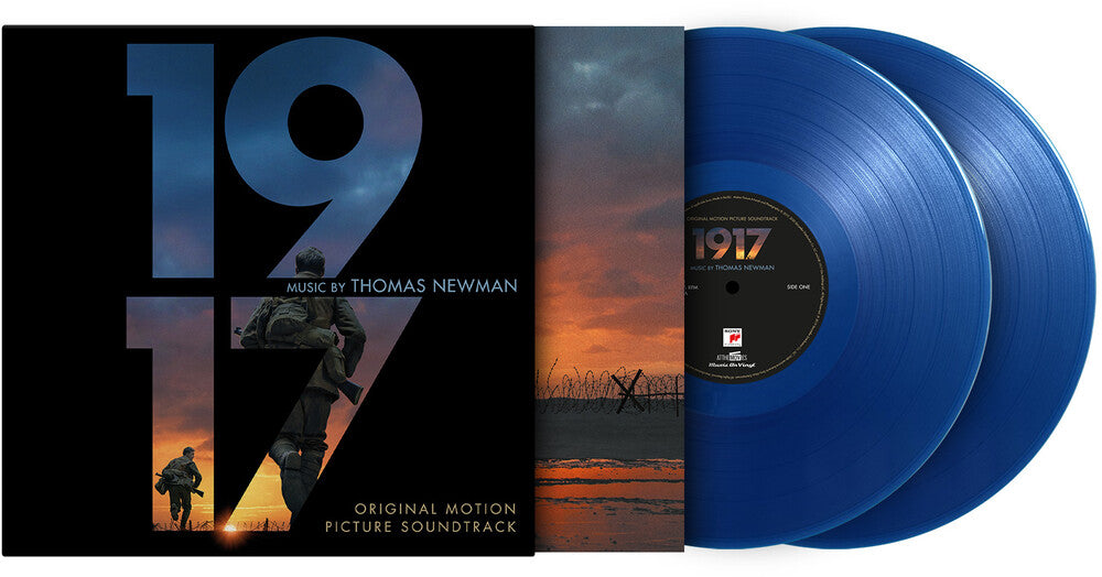 the album cover for Thomas Newman  (Blue) (Colv) (Ogv) - 1917 - O.S.T. (Blue) [Colored Vinyl] [180 Gram]