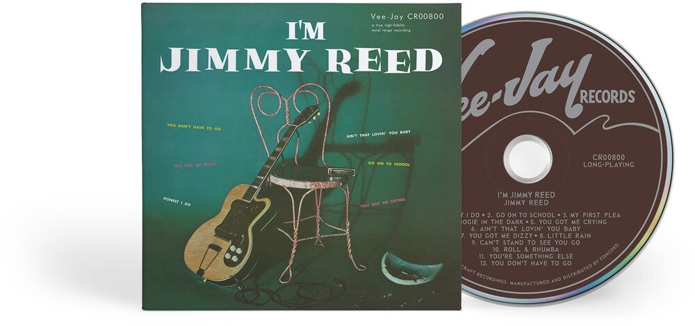 the album cover for Jimmy Reed - I'm Jimmy Reed  (Bluesville Acoustic Sounds Series)  [CD]