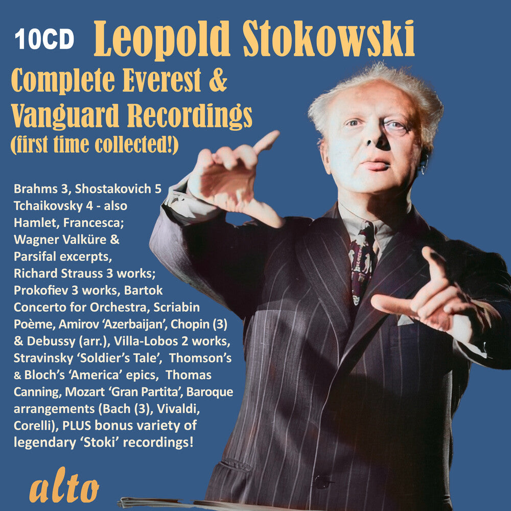 the album cover for Leopold Stokowski - Leopold Stokowski: Complete Everest & Vanguard
