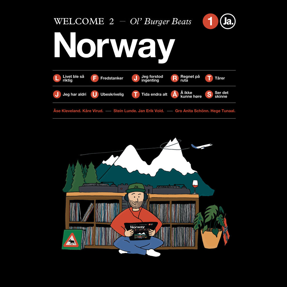 the album cover for Ol' Burger Beats - Welcome 2 Norway