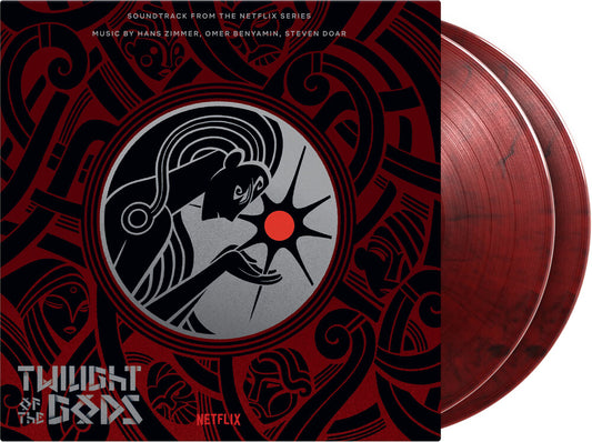 the album cover for Hans Zimmer  (Blk) (Colv) (Gate) (Ogv) (Red) - Twilight Of The Gods - O.S.T. (Blk) [Colored Vinyl] (Gate)