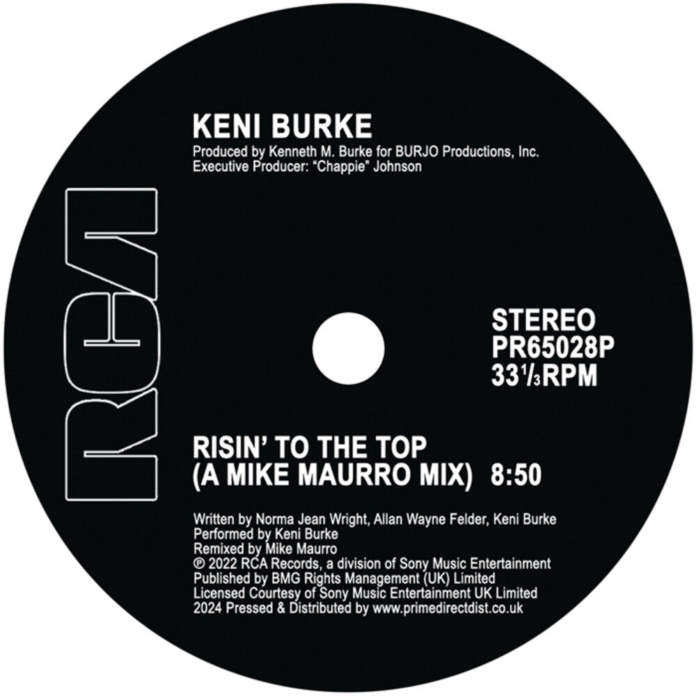 the album cover for Keni Burke - Risin' To The Top (Mike Maurro Mix)