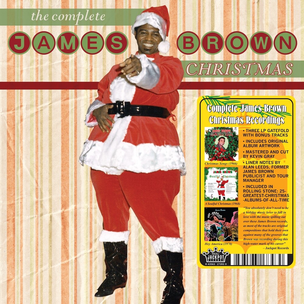 the album cover for James Brown - Complete James Brown Christmas