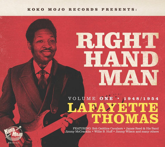 the album cover for Lafayette Thomas: Right Hand Man 1 1948-1954 / Var - Lafayette Thomas: Right Hand Man Volume 1 1948-1954