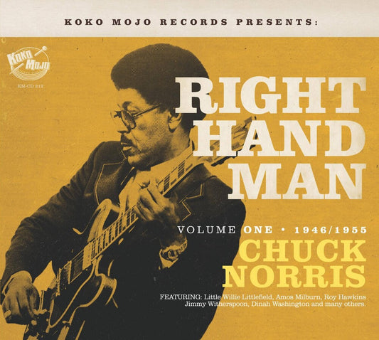 the album cover for Chuck Norris: Right Hand Man 1 1946-1955 / Var - Chuck Norris: Right Hand Man Volume 1 1946-1955