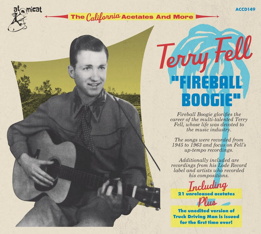 the album cover for Terry Fell - Fireball Boogie