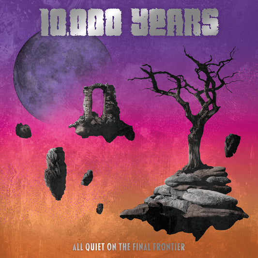 the album cover for 000 10  Years - All Quiet On The Final Frontier