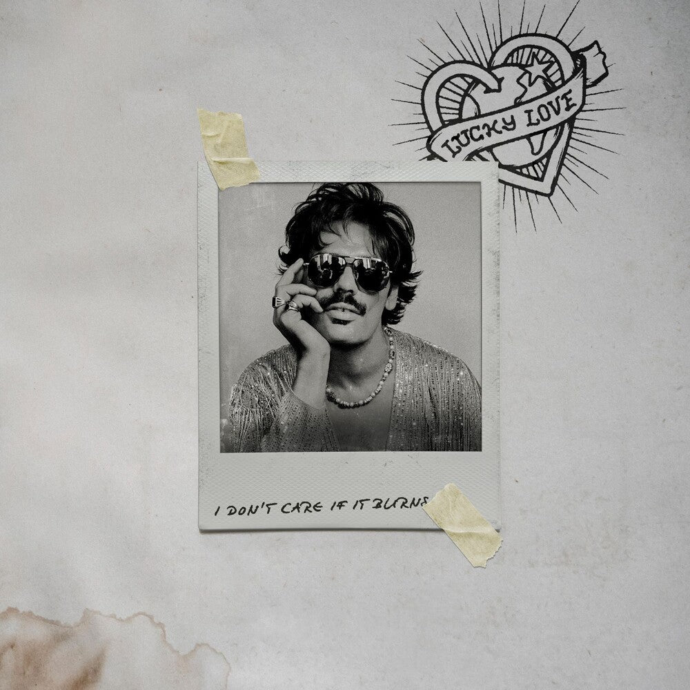 the album cover for Lucky Love - I Don't Care If It Burns (Fra)