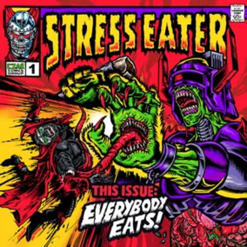 Stress Eater - Everybody Eats (Clear Red Wave Color 2LP) [RSD Black Friday 2024]