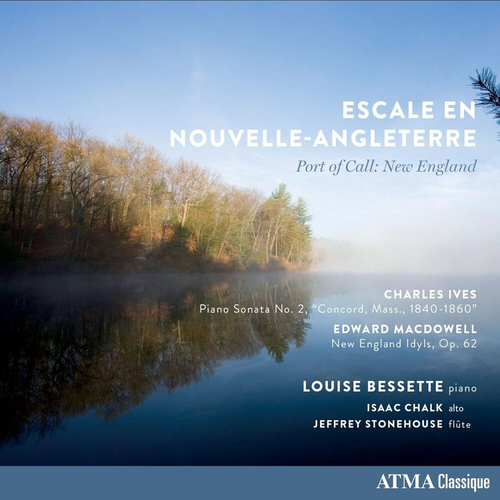 the album cover for Louise Bessette  / Chalk,Isaac / Stonehouse,Jeffrey - Escale En Nouvelle-Angleterre (Can)