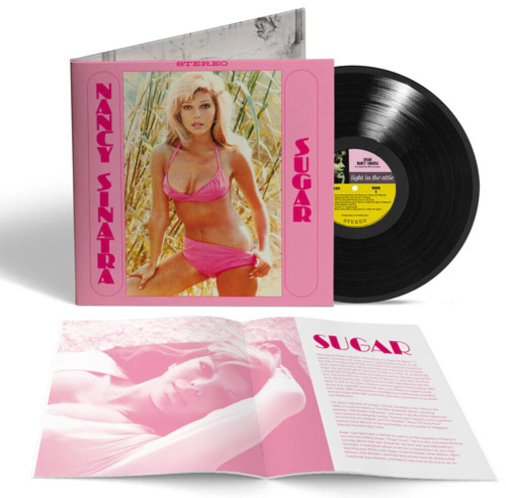 the album cover for Nancy Sinatra - Sugar (Bonus Tracks) (Gate) [With Booklet] [Remastered] [Reissue]