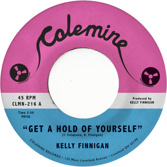 the album cover for Kelly Finnigan - Get A Hold Of Yourself / It Hurts Me So Much
