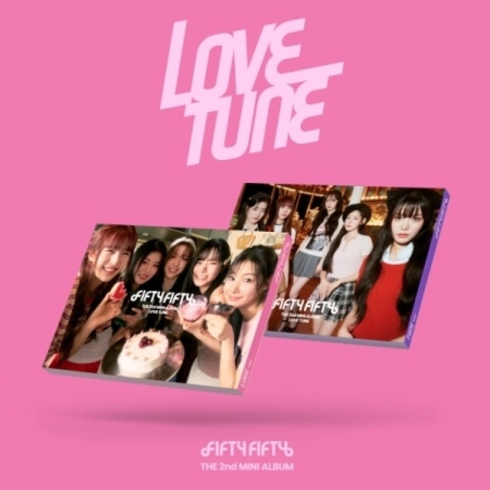 the album cover for Fifty Fifty - Love Tune (Post) (Stic) (Pcrd) (Phot) (Asia)