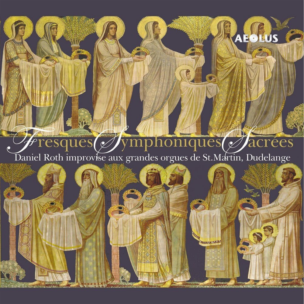 the album cover for Daniel Roth - Fresques Symphoniques Sacrees