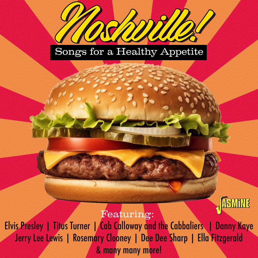 the album cover for Noshville: Songs for a Healthy Appetite / Various - Noshville! Songs For A Healthy Appetite / Various