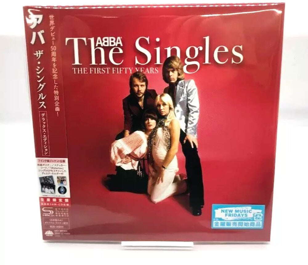 the album cover for ABBA - The Singles - Deluxe Edition - SHM / Paper Sleeve