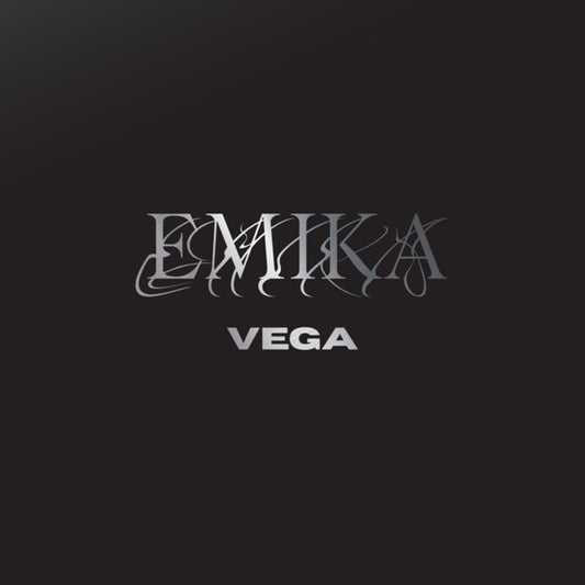 the album cover for Emika - Vega Trilogy