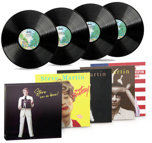 the album cover for Steve Martin - Steve In A Box: The Warner Years 1977-1981 (Box)