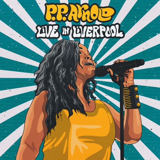 the album cover for P Arnold .P. - Live In Liverpool (Uk)
