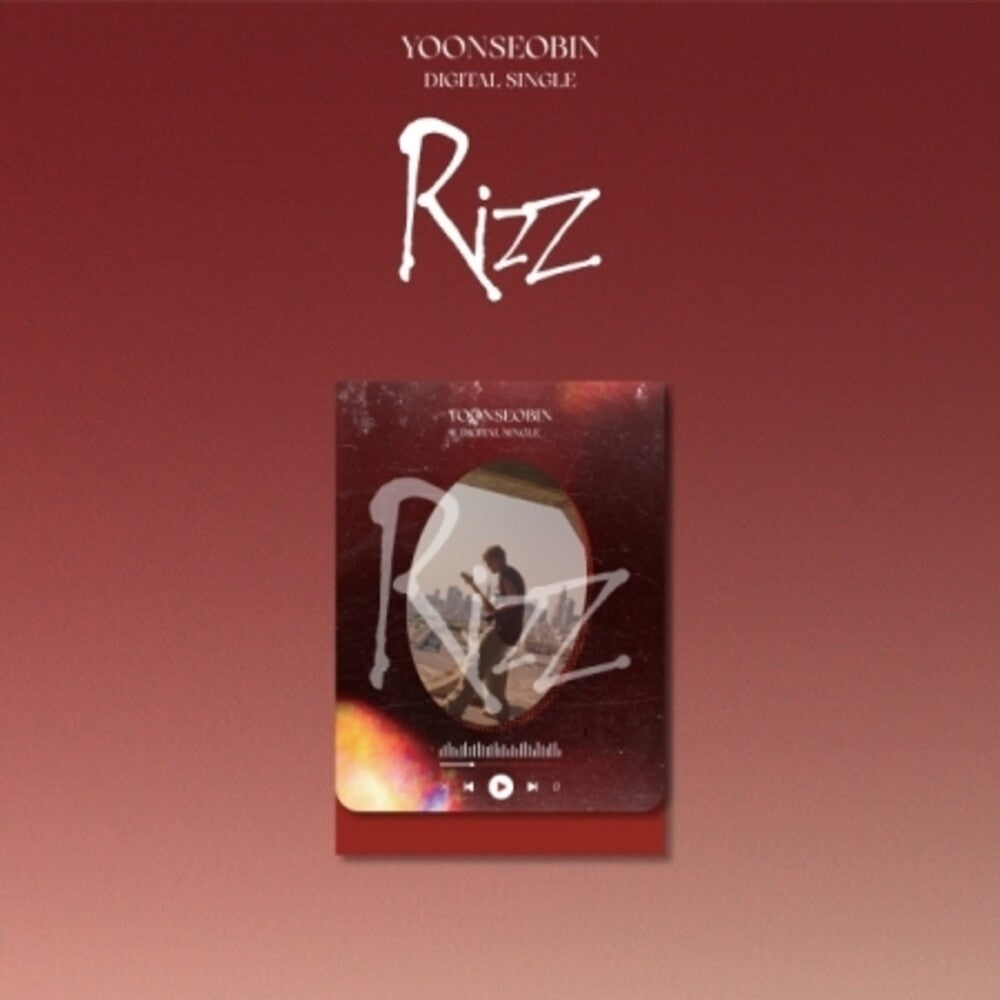 the album cover for Yoonseobin - Rizz (Rizz) - incl. Image Card, Selfie Photocard, Concept Photocard, Photo Holder, Lyrics, Sticker + Digital Photocard
