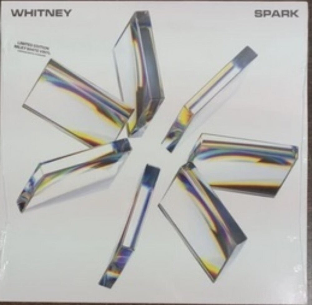 the album cover for Whitney - Spark - Cloudy Clear & Purple Colored Vinyl
