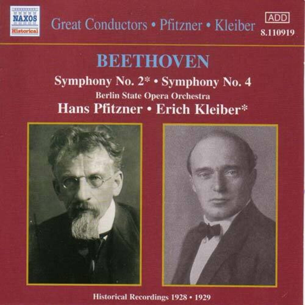 the album cover for Berlin State Opera Orchestra - Symphonies No.2 & 4