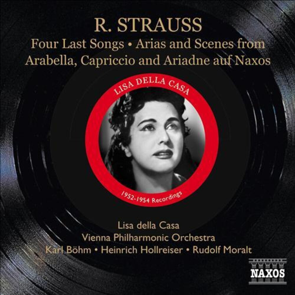 the album cover for J Strauss - Fyra Sista Sanger 1953 [Import]
