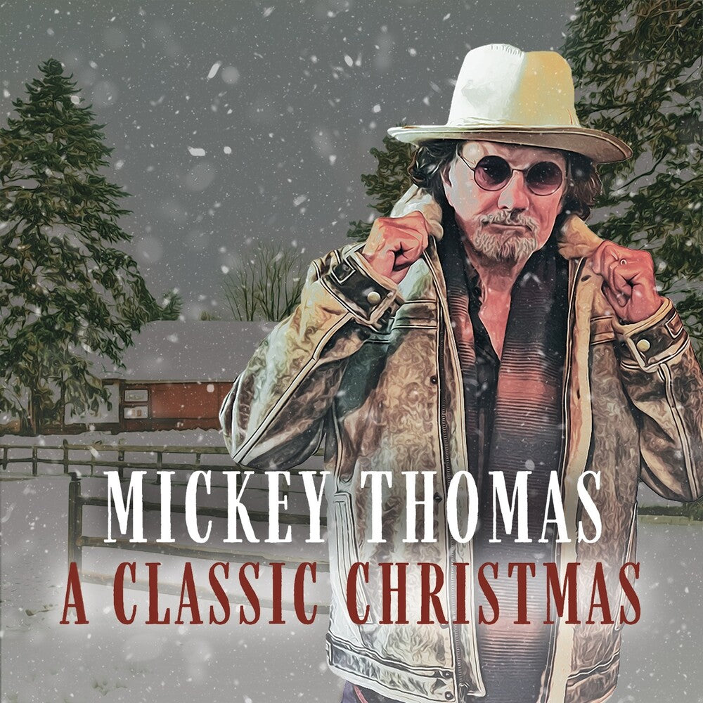 the album cover for Mickey Thomas - Classic Christmas [Colored Vinyl]