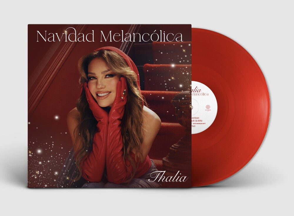 the album cover for Thalia - Navidad Melancolica